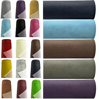 Buy Grained Heavy Faux Leather Fabric Leatherette Texture Upholstery Material 140cm • 14.49£