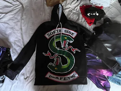 Buy Riverdale Southside Serpent Hoody Size Small Approx 8-10 Black • 10£