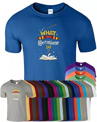 Buy Harry Potter What Would Hermione Do Kids T Shirt Black Women Present T-Shirt • 7.99£