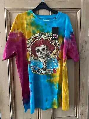 Buy Grateful Dead: ‘Bertha’ Multicoloured Tie Dye T-Shirt *Official Merchandise*  • 18.99£
