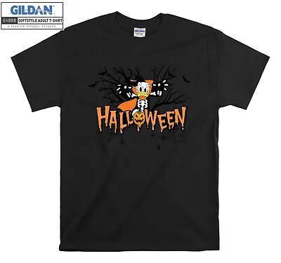 Buy Donald Duck Halloween Poster T-shirt Gift Hoodie Tshirt Men Women Unisex E310 • 11.99£