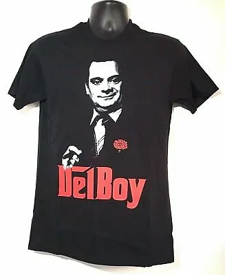 Buy Men's Only Fools & Horses Del Boy T-Shirt Short Sleeve Black  Cotton S M L XL • 9.99£
