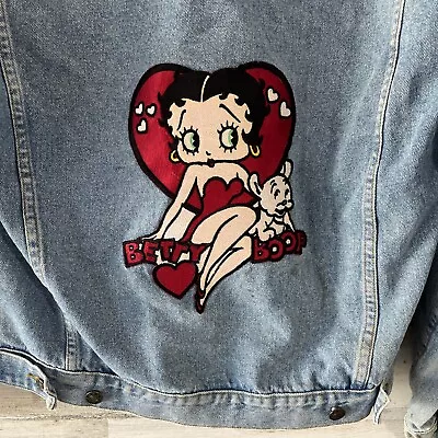 Buy Vintage “Betty Boop 90’s Denim Jacket” L • 95.46£