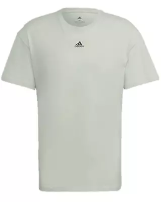 Buy Adidas T-Shirt Mens Essential T-Shirt Gym Running Tee Pullover Light Green • 18.99£