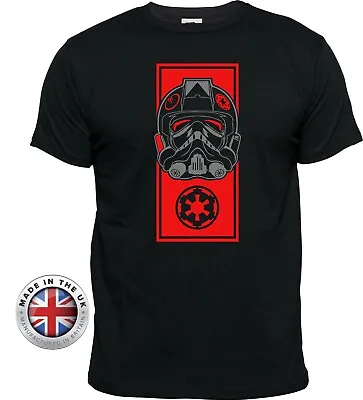 Buy StarWars Inferno Squad Tie Fighter Pilot Black Printed Fitted Or Unisex T Shirt • 12.99£