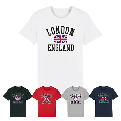 Buy LONDON ENGLAND UNISEX TShirt Union Jack Tee Great Britain Gift Souvenir BRITISH • 9.99£