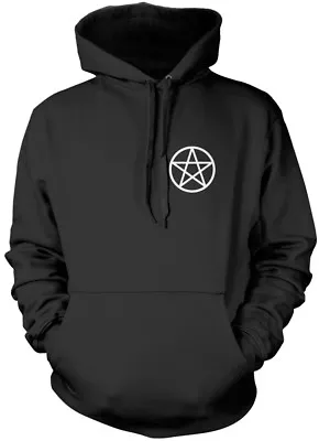 Buy Pentacle Pocket Logo - Church Of Satan Sigil Of Baphomet Witch Unisex Hoodie • 24.99£
