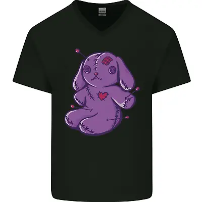 Buy A Voodoo Doll Rabbit Mens V-Neck Cotton T-Shirt • 9.99£