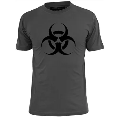 Buy Mens Biohazard Symbol T Shirt Warning Danger • 9.99£