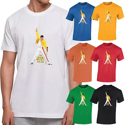 Buy Queen Freddie Mercury T-shirt Men Women British Snger Unisex Printed Top's 5972 • 8.99£