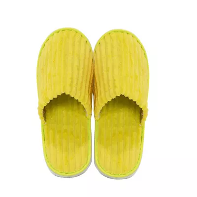 Buy Hotel Slippers Spa Guests Disposable Travel Holiday Solid Color Slippers 1 Pair • 4.30£