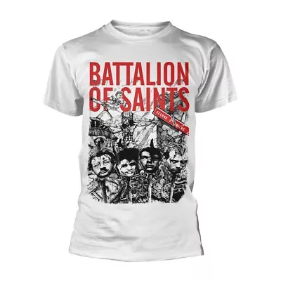 Buy BATTALION OF SAINTS - SECOND COMING WHITE T-Shirt Small • 6.24£
