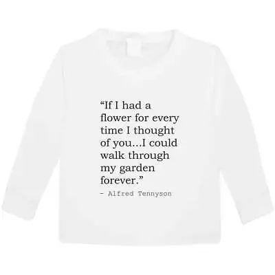 Buy Friendship Alfred Tennyson Quote Kid's Long Sleeve T-Shirts (KL028571) • 9.99£