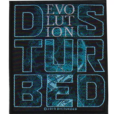 Buy Disturbed Distacked Woven Patch Heavy Metal Official Band Merch • 5.68£