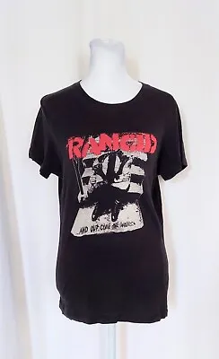 Buy Rancid And Out Come The Wolves Womens Medium Black Cotton Band Tee Medium • 23.67£