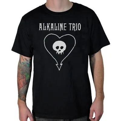 Buy Alkaline Trio Classic Heart Skull Logo Punk Rock Music Band T Shirt ALT1001877 • 33.49£
