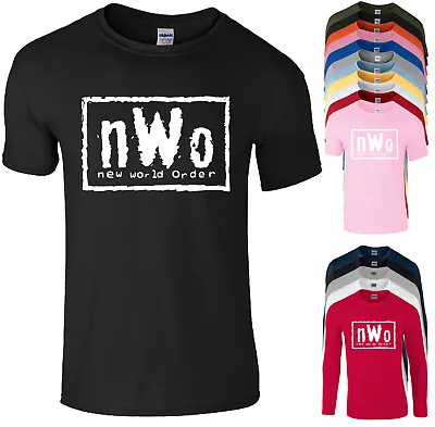 Buy Nwo T Shirt Wrestling Wcw Wwf Wwe Aew Ufc Mens Children Womans Kids Tee Top W • 17.99£