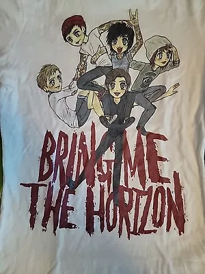 Buy Bring Me The Horizon BMTH Shirt Ladies Small Anime Chibi • 31.50£