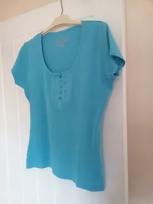 Buy M&co Mid Blue Tee Shirt Size Medium Never Been Worn • 5.99£