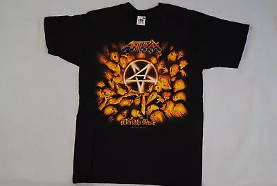 Buy Anthrax Worship Music T Shirt New Official Band Group Thrash Metal Rare • 10.99£