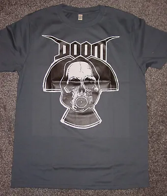 Buy Doom - Radiation Skull Tshirt, Longsleeve, Baseball Shirt, Punk, Crust • 14.99£