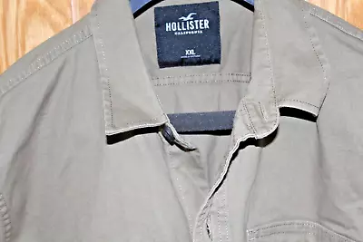 Buy Hollister Military-style Shirt Jacket - Size XXL • 20£