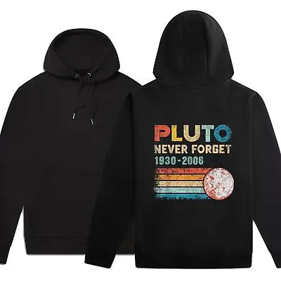 Buy Adults Kids Pluto Never Forget 1930-2006 Retro Hoodie Solar Galaxy Xmas Gift Top • 19.99£
