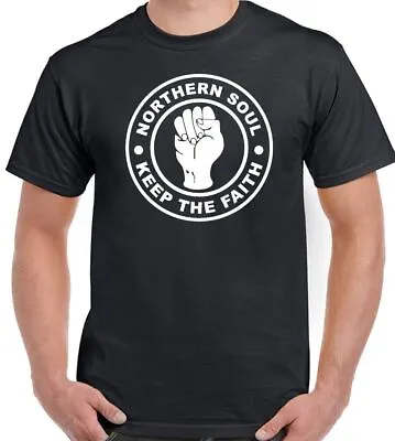 Buy NORTHERN SOUL T-Shirt Mens Keep The Faith Dance Motown MOD Scooter Music Unisex • 6.99£