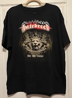 Buy Hatebreed - For The Lions RARE Promo T-shirt 2009 • 21.90£