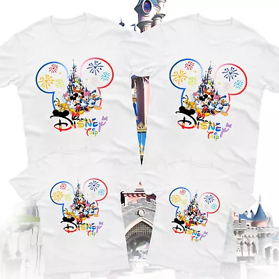Buy Disneyland Paris T-Shirt Personalised Family Trip 2024 Mickey Minnie Kids Tee • 13.49£