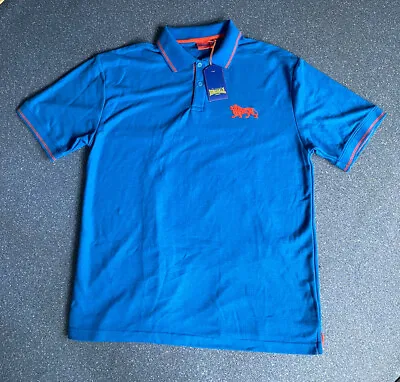Buy Mens Lonsdale T-Shirt XL XXL Blue New With Tags • 9.99£