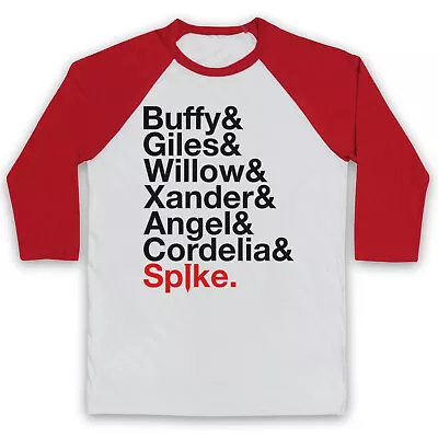 Buy Buffy The Vampire Slayer Character Names List Spike 3/4 Sleeve Baseball Tee • 23.99£