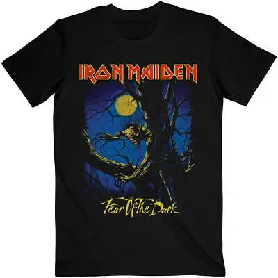 Buy Iron Maiden - Fear Of The Dark - Moonlight Band T-Shirt Official Merch • 18.92£