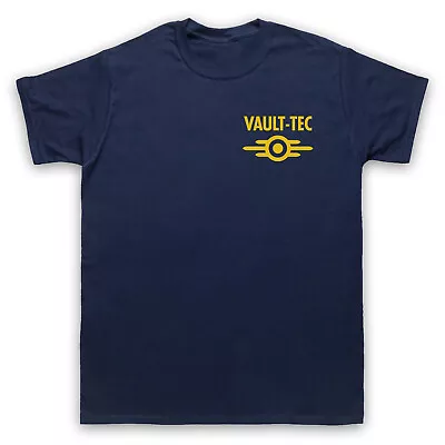 Buy Vault-Tec Logo Nuclear Fallout Sci Fi Dystopia Small Chest Print Adults T-Shirt • 20.99£