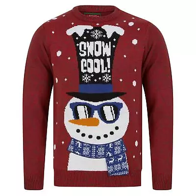 Buy Mens Light Up Christmas Jumper Flashing LED Novelty Fun Party Soft Knit Sweater • 29.99£