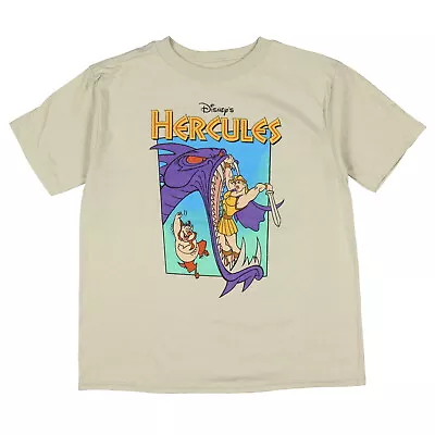 Buy Disney Hercules Boy's Hydra Slayer Battle Retro Movie Poster T-Shirt Kids • 14.17£