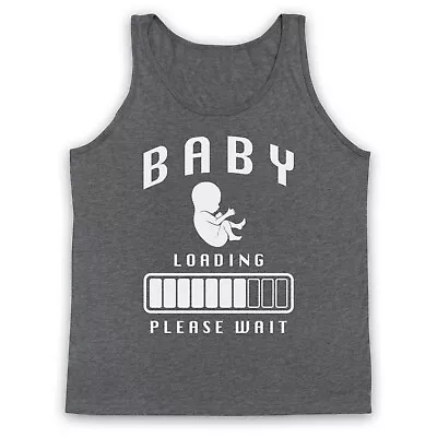 Buy Baby Loading Please Wait Retro Computer Pregnant Unisex Tank Top Vest • 19.99£