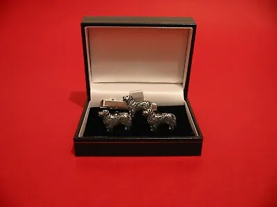 Buy Golden Retriever Dog Cufflinks Tie Clip Set Unique Jewellery Wedding Xmas Gift • 24.99£