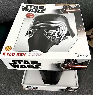 Buy Star Wars Kylo Ren  Deluxe Disney Helmet   NEW Boxed With Medium T Shirt • 35£