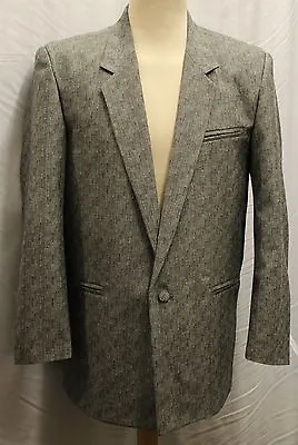 Buy 1950's Men's BOX Jacket, Light & Dark Grey Fleck Rockabilly R&R Swing 50's RnR • 199£