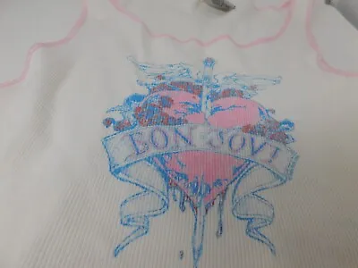 Buy Bon Jovi 2005 Concert Tank Top X-Large White Cotton Woman's Vintage *READ* USA • 23.67£