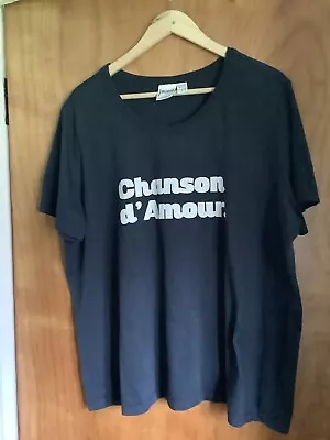 Buy Joanie Navy Chanson D’Amour T-shirt  Uk 18/20  100%  Organic Cotton • 13£
