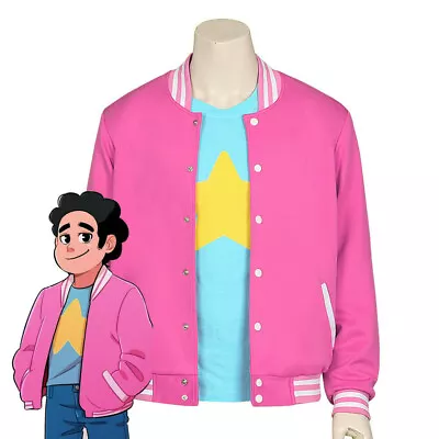 Buy Movie Steven Universe Baseball Uniform Jacket T Shirt Men Cosplay Costume Unisex • 23.99£