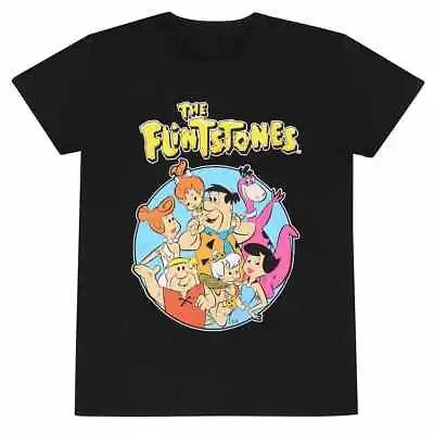Buy ** The Flintstones Family Circle Official Licensed  T-Shirt ** • 20£