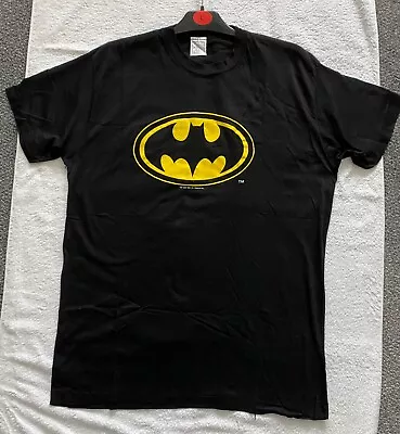 Buy 1964 Dc Comic Vintage Batman Logo Black T Shirt. Large . • 6£