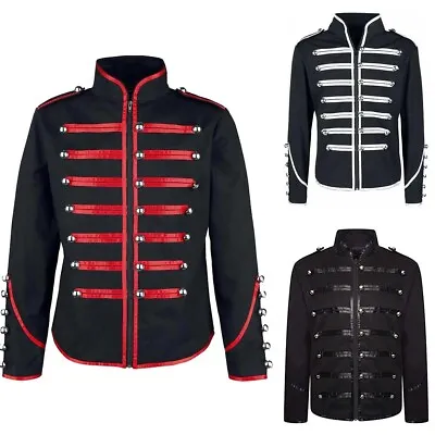 Buy Mens Retro Gothic Jacket Frock Coat Steampunk Victorian Morning Steampunk-Top • 34.92£