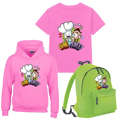 Buy Bunny Vs Monkey TShirt Book Day Hoody Cartoon Story Children Kids Boys Bag • 14.99£