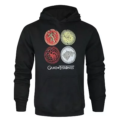 Buy Game Of Thrones Adults Unisex House Crests Hoodie NS4887 • 35.99£