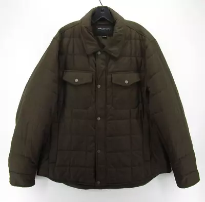 Buy Andrew Marc New York Jacket Men XL Green Puffer Quilted Coat Insulated Lined • 68.02£