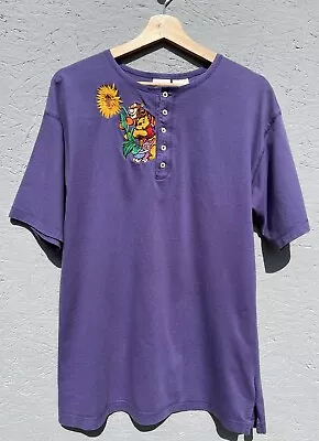 Buy 90s Disney Winnie The Pooh T-Shirt Purple Large • 25£